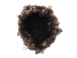 Peluca Afro Corta Rizos Sintética Resistente Al Calor Para Uso Diario Ajustable Y Estilosa
