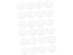Juego De 2 Frascos De Plástico Transparente Con Tapa, Recipientes De Almacenamiento.