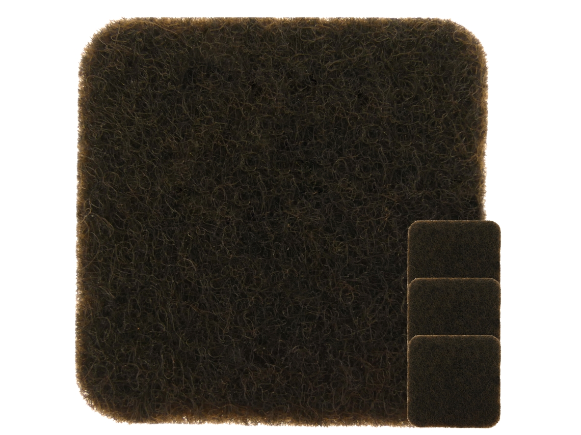 Fieltro Adhesivo Para Mueble Cuadrado 32X32 Mm Marrón 4 Unidades PRIMEMATIK.COM