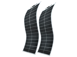 Panel solar monocristalino flexible, 100 W de potencia, diseño ligero, 200 W (2 x 100 W OEM)