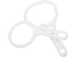 Llave de plástico para portafiltro de agua, compatible con múltiples piezas, diseño ergonómico Gokoco