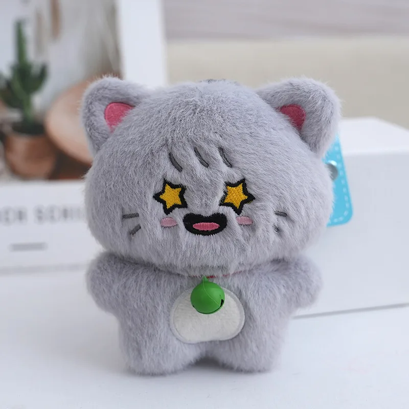(estilo 6) Chaveiro De Pelúcia De Gato Emoji De 13 Cm