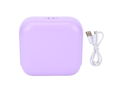 Impresora Térmica Portátil Bluetooth (sin Tinta) Para El Hogar, La Escuela Y La Oficina - Violeta