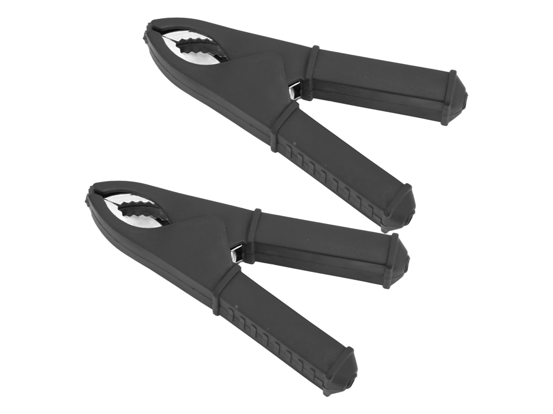 2 Pinzas Aisladas De Cobre De 100 Mm Para Pruebas Eléctricas De Baterías, Tipo Cocodrilo, J.60052, 100 A