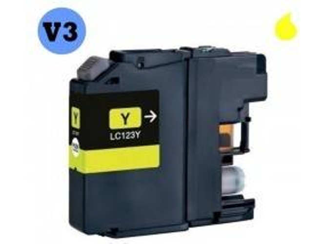 Cartucho de tinta BROTHER IBR-123Y Amarillo