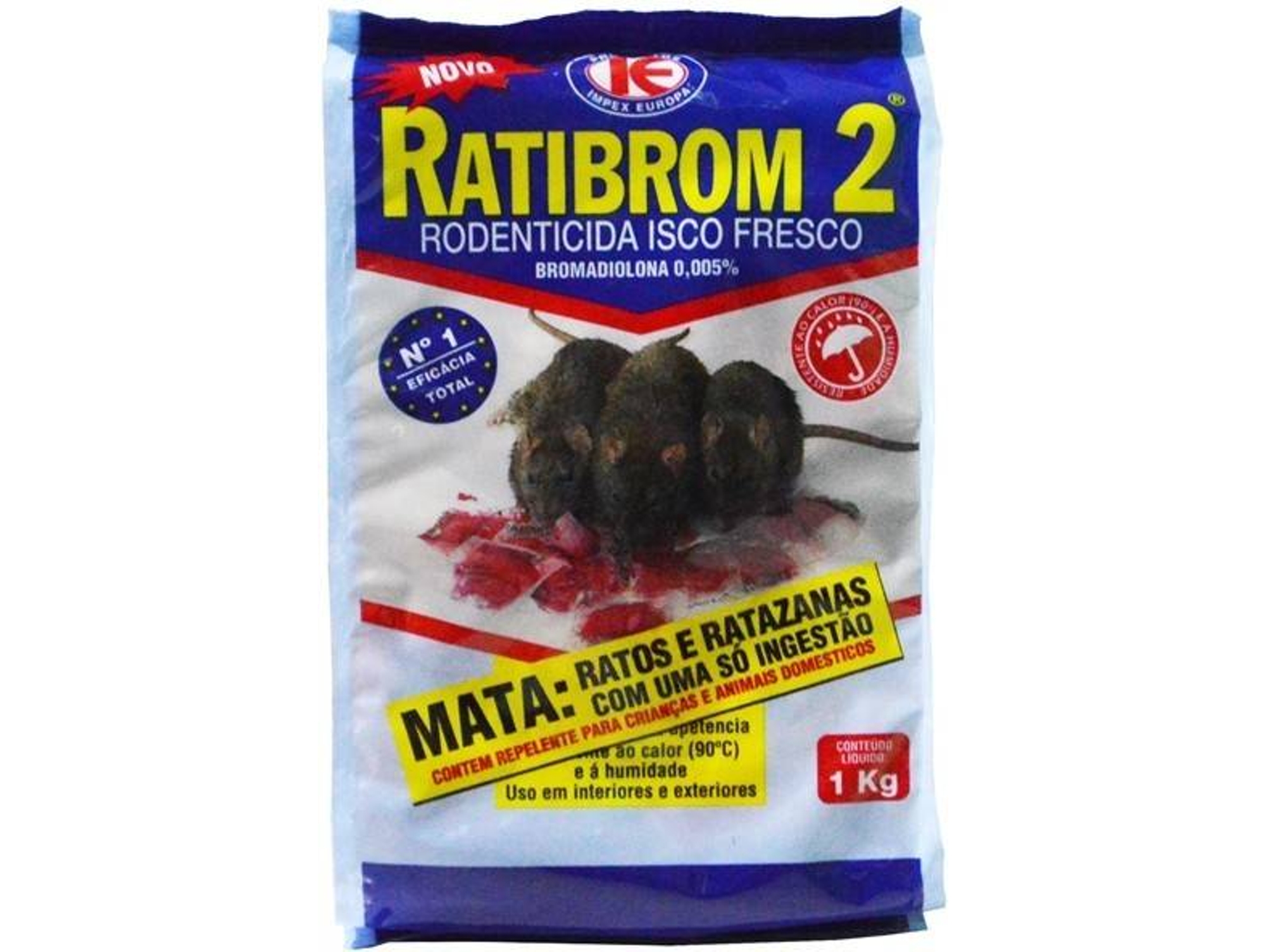 Raticida RATIBROM 2 Pastas (1 kg)