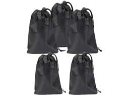Bolsas de almacenamiento con cordón, paquete de 5, 33 x 40 cm