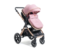 Cochecito Bebé 2 en 1 Convertible 0-22Kg Nya Rosa BEBELISSIMO