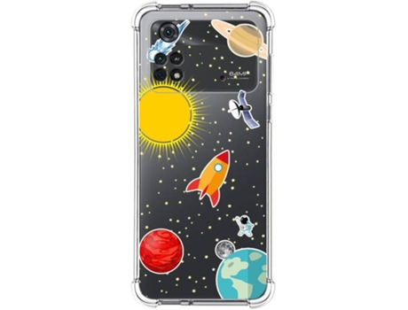 Carcasa para Xiaomi Poco M4 Pro 4G TUMUNDOSMARTPHONE Dibujos Antigolpes Espacio Multicolor