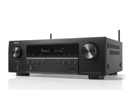 Denon AVR-S760H Negro/Receptor AV, 7.2ch 8K, 140W por canal, Dolby Atmos