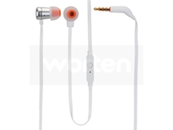 Auriculares con Cable JBL T 290 (In Ear - Micrófono - Plateado)
