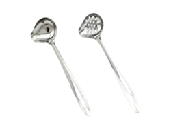Colher Escorredora De Aço Inoxidável: Feita De Aço Inoxidável Para Maior Durabilidade E Praticidade.brconcha