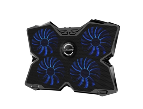 Cooler Gaming SLOWMOOSE 4 Ventiladores y 2 Entradas USB para Portátil