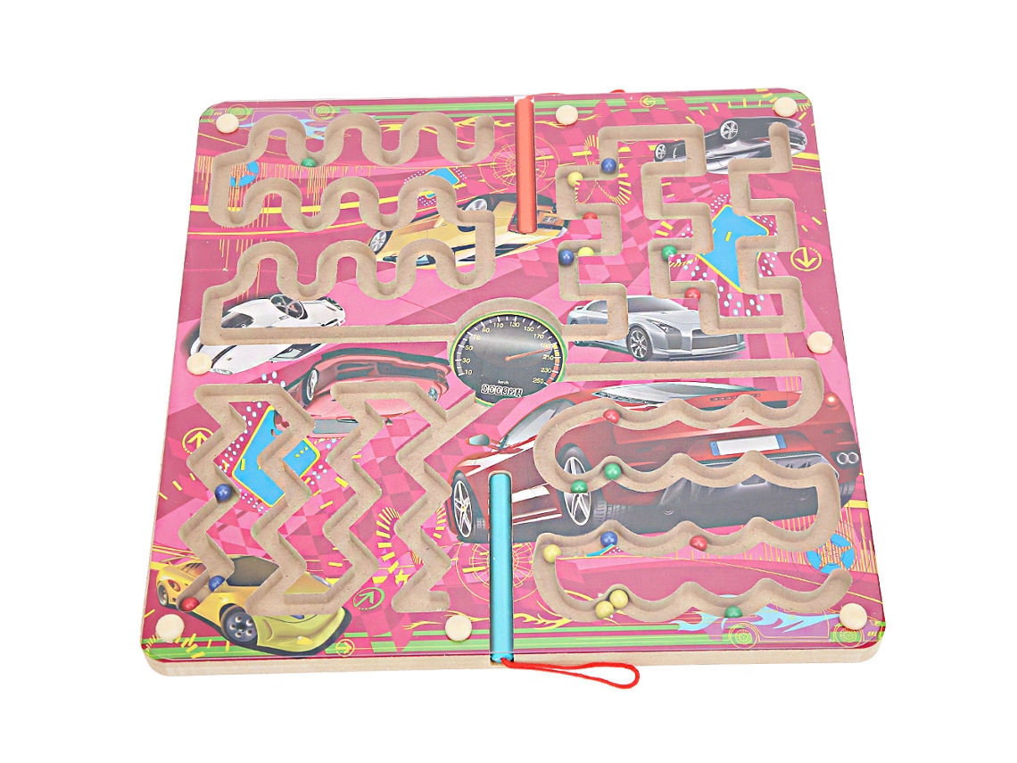 -juego De Laberinto Magnético Tablero Educativo De Madera Para Niños Bebés Niños Juguete Puzzle Laberinto