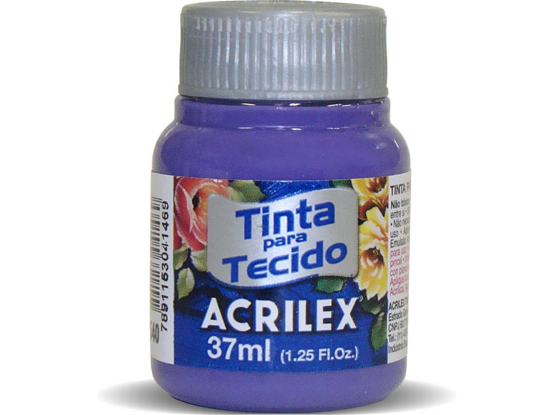 Tinta de Tela Mate Acrilex Violeta Cobalto (04140/540 37ml)
