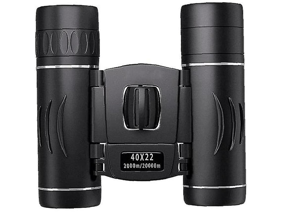 Mini Binóculos 40x22 Telescópio Compacto À Prova Dágua Dobrável De Bolso Para Observação De Pássaros Em Caminhadas Preto Facpoet
