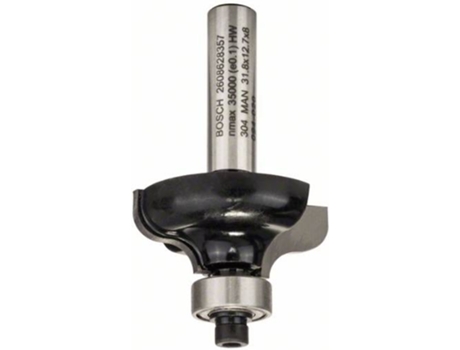 Fresa BOSCH para Bordes G - 8 mm - R1 4.8 mm - D 31.8 mm - L 12.4 mm - G 54 mm