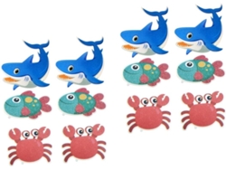 Juego de 12 pegatinas antideslizantes para baño Slowmoose