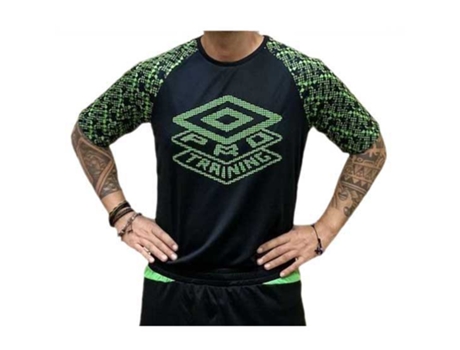 Camiseta de Hombre para Fitness UMBRO Active Graphic Negro (M)