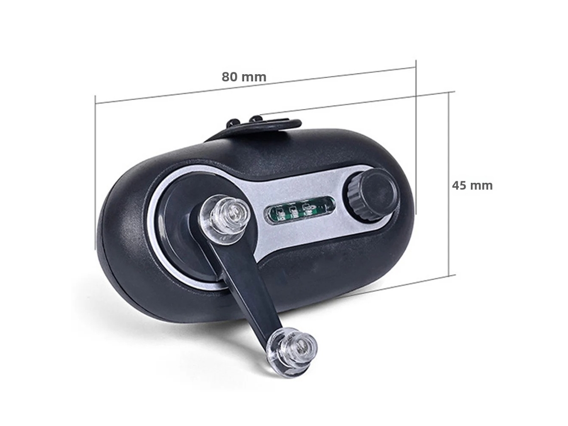 Alarma electrónica para pesca de carpas MDUG con indicador de anzuelo audible y visual (Estilo B, Negro)