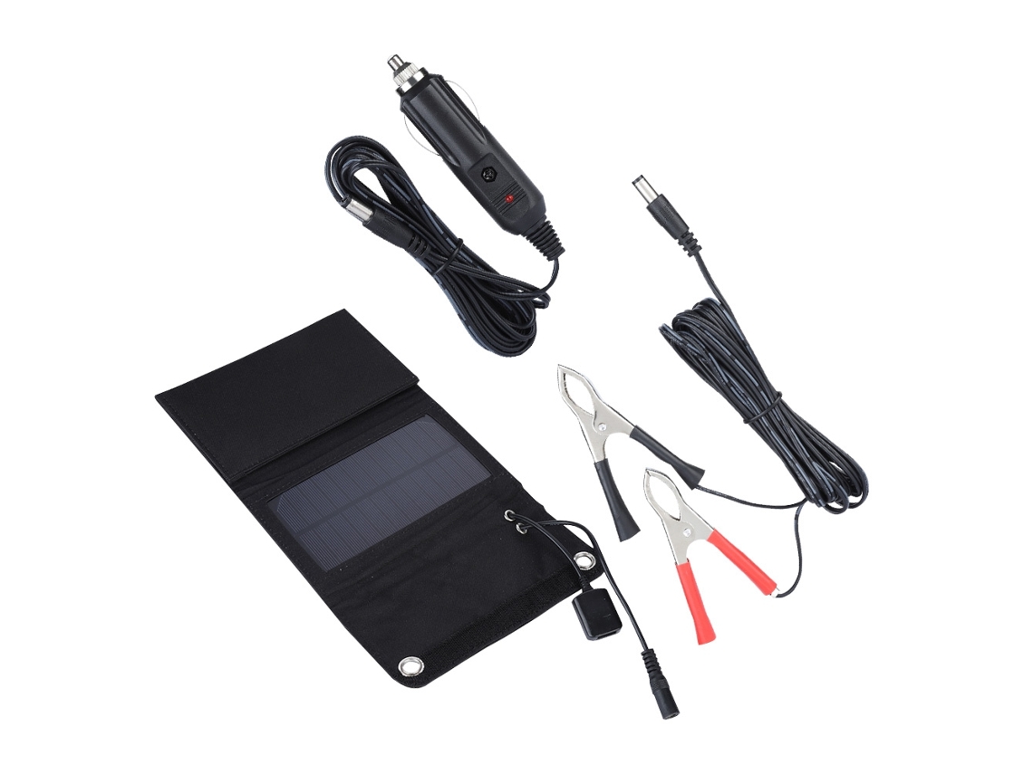 Cargador Solar Plegable Portátil Para Cargar Baterías Y Teléfonos Móviles