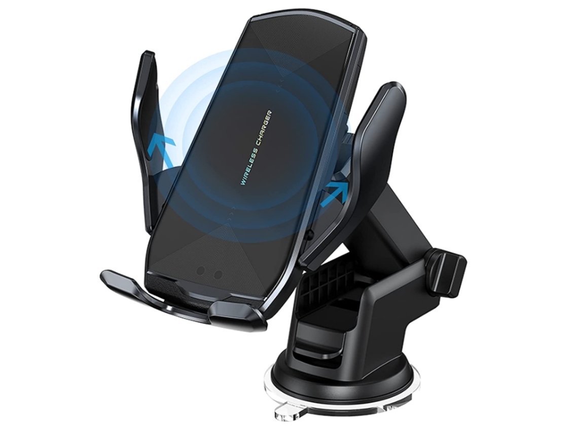 Cargador Coche Inalámbrico Teléfono Sujeción Carga Rápida YIZHOOD
