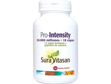 Complemento Alimentar SURA VITASAN Pro - Intensity 30 Cápsulas (100 g)