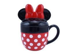Taza 3D HALF MOON BAY Minnie con tapa (425 ml)