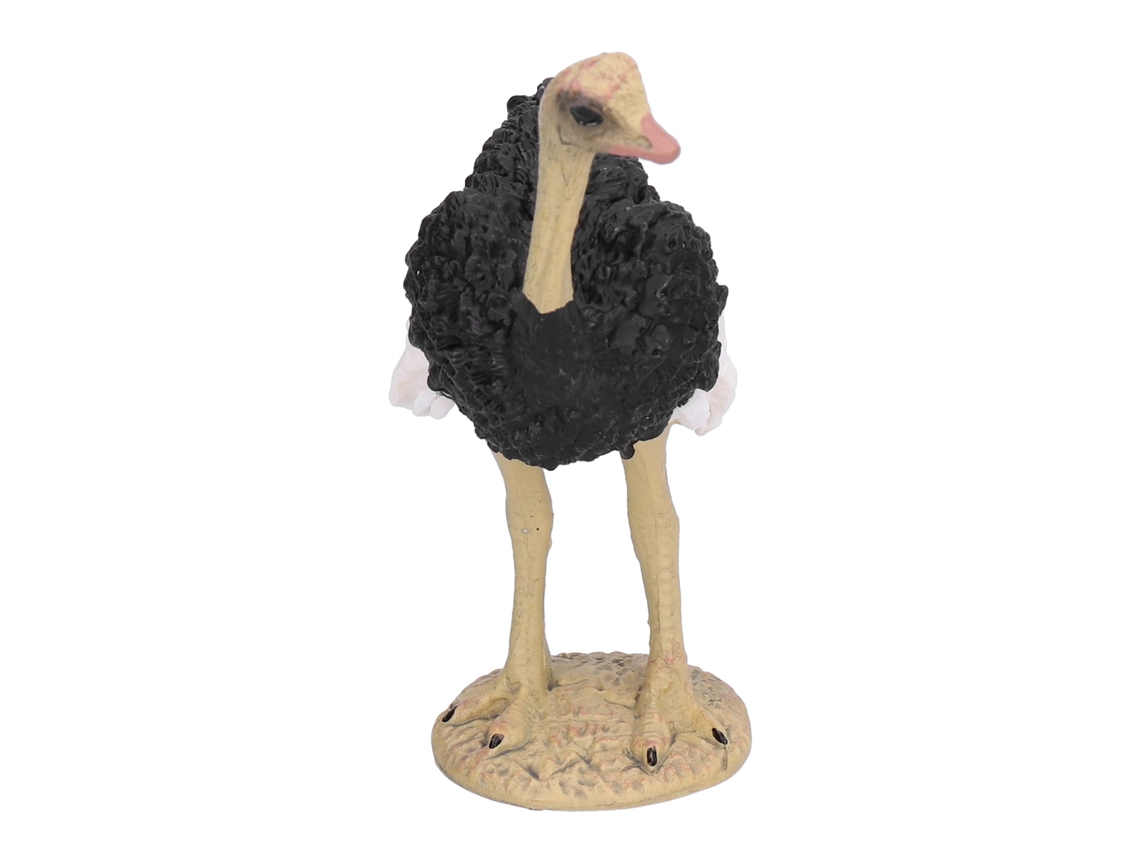 Modelo de avestruz Ats, figura salvaje simulada, colección educativa, propósito didáctico 627