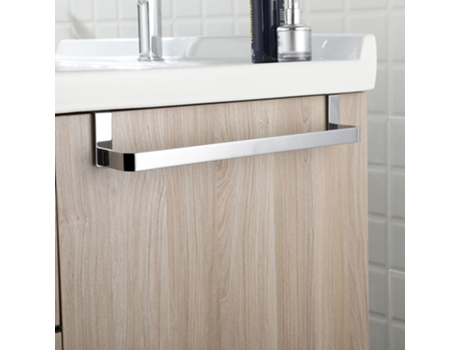 Toallero de mueble lateral sin taladros 29 cm