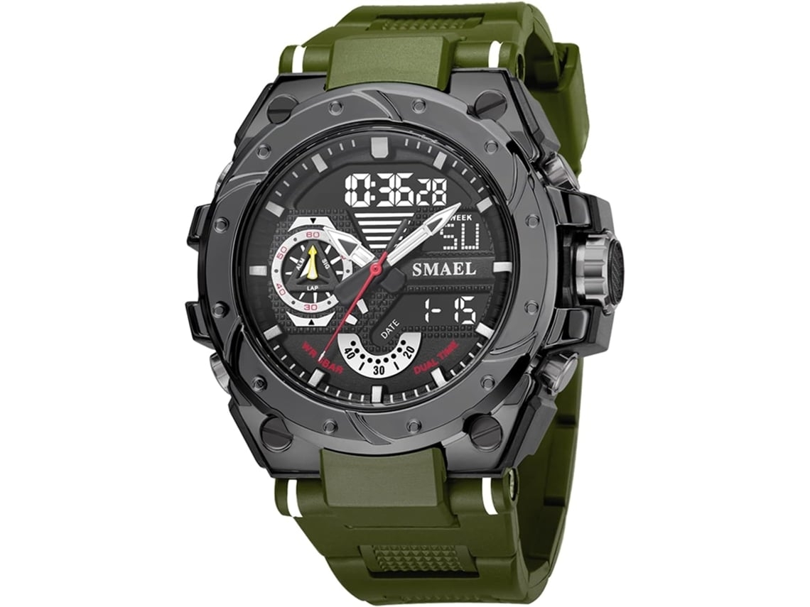 Classic Business Easy Reader Reloj De Acero Inoxidable De Cuarzo Militar Analógico Luminoso Impermeable De Agua Yuysan
