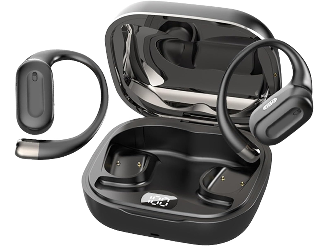 Auriculares Inalámbricos De Oído Abierto Para Correr, Jugar Videojuegos, Practicar Deportes Y Nadar.