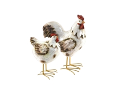 Figuras Decorativas Gallinas Incluye 2 Unidades Figuras Animales Colección Rústico Signes Grimalt Decor And Go