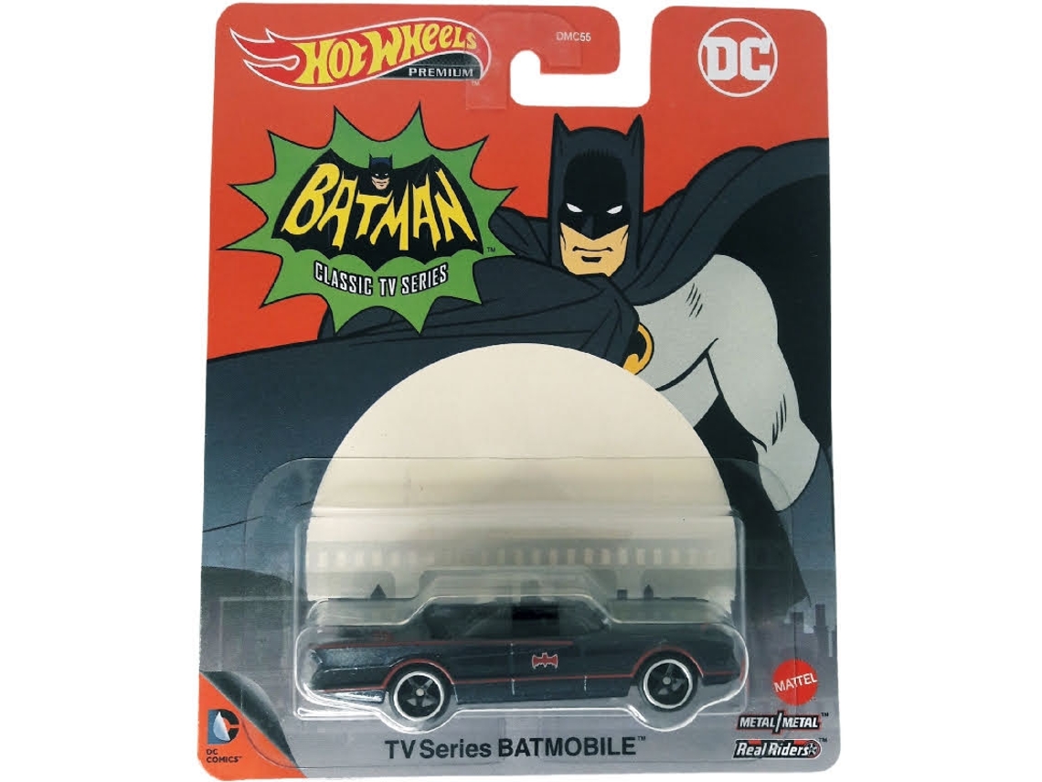 Coche HOT WHEELS Batmobile Serie Tv (Edad Mínima Recomendada: 3 años - 1:64)