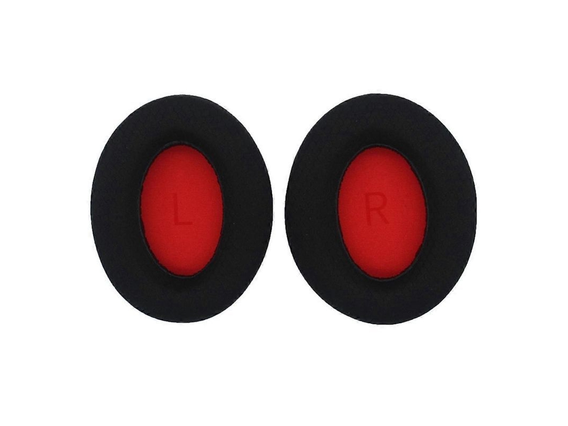 Almohadillas De Repuesto Para Auriculares 1more Sonoflow, Color Negro Y Rojo.