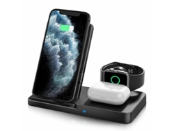 Cargador Sem Fio Qi Para Samsung Yizhood Seda Negro