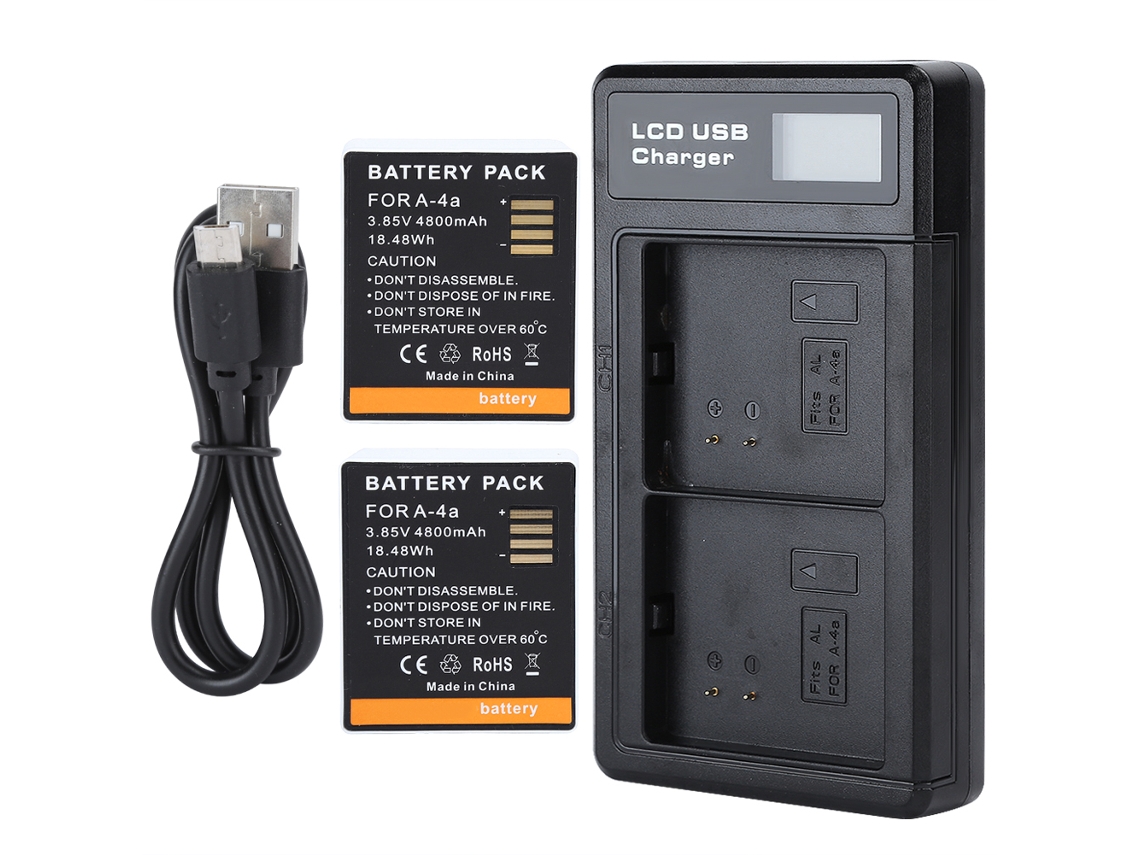 Batería Arlo Ultra A4 Con Cargador De Doble Ranura Para Accesorios De Carga De Cámara.
