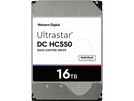 Disco Interno HDD WESTERN DIGITAL DC HC550 (16 TB - SATA - 1200 MB/s)