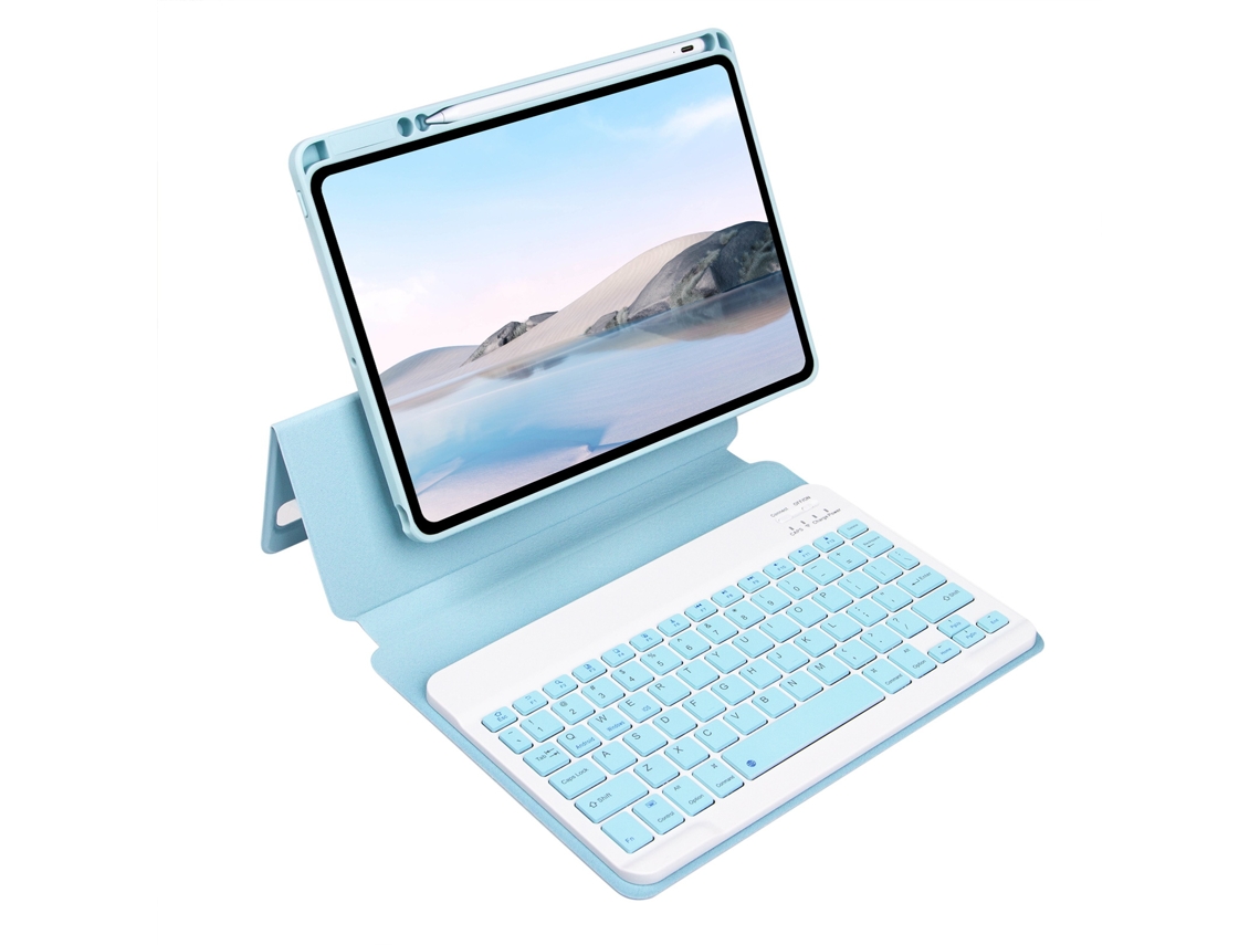 Funda con teclado Bluetooth Fwinl para Microsoft Surface Pro 5, carcasa blanda, diseño de árbol negro portugués
