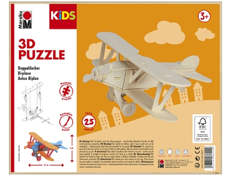 Puzzle MARABU 0317000000001 Puzle 3D 25 pieza(s) Vehículos