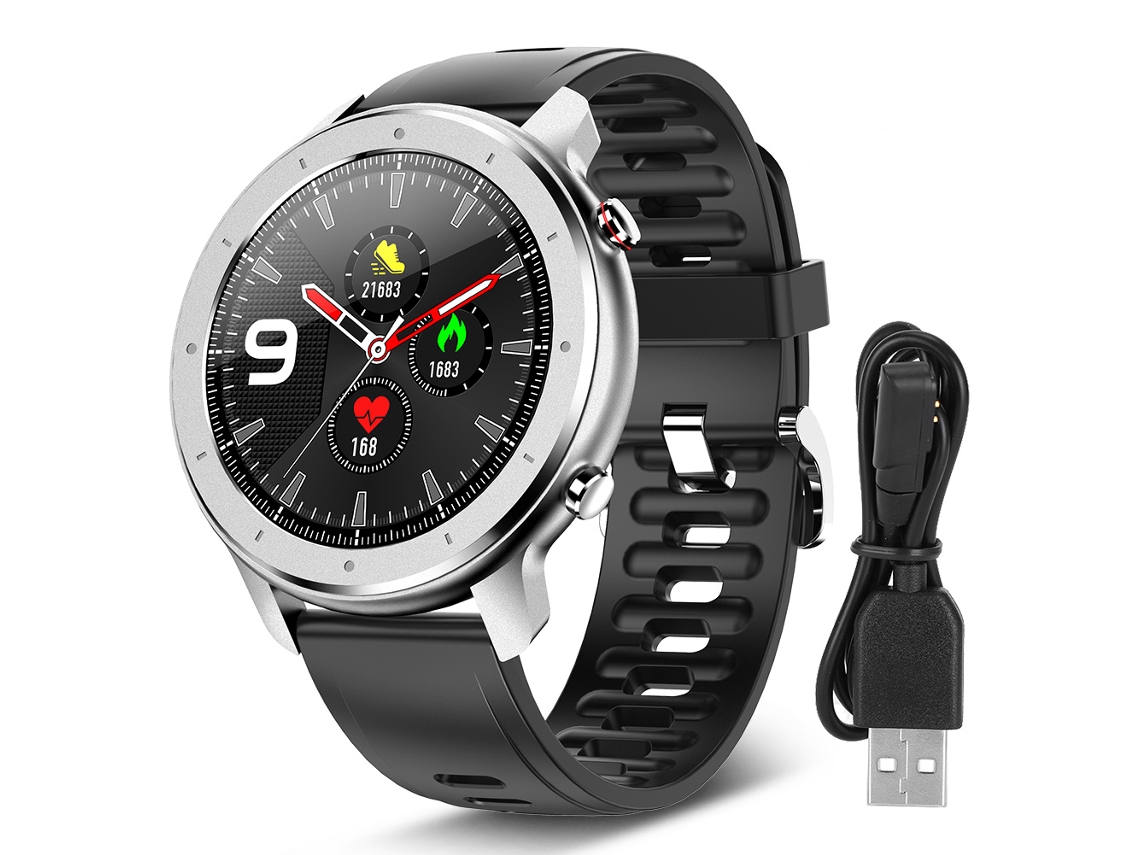 Pulsera Inteligente ( Impermeable Ip68, Monitor De Presión Arterial Y Frecuencia Cardíaca ) Nueva F12 Círculo Completo Toque Completo Negro