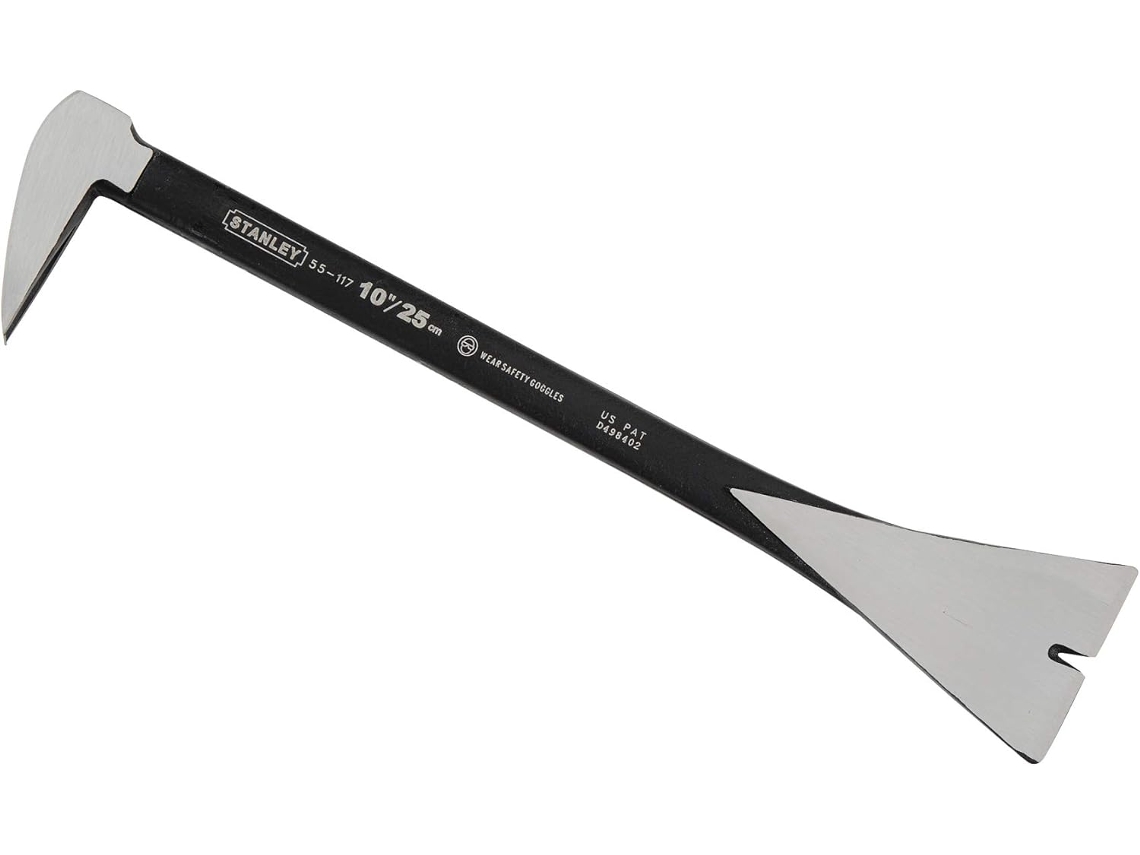 Palanca Stanley 055 117 con garra ancha, plateada, 250 mm | Sin marca