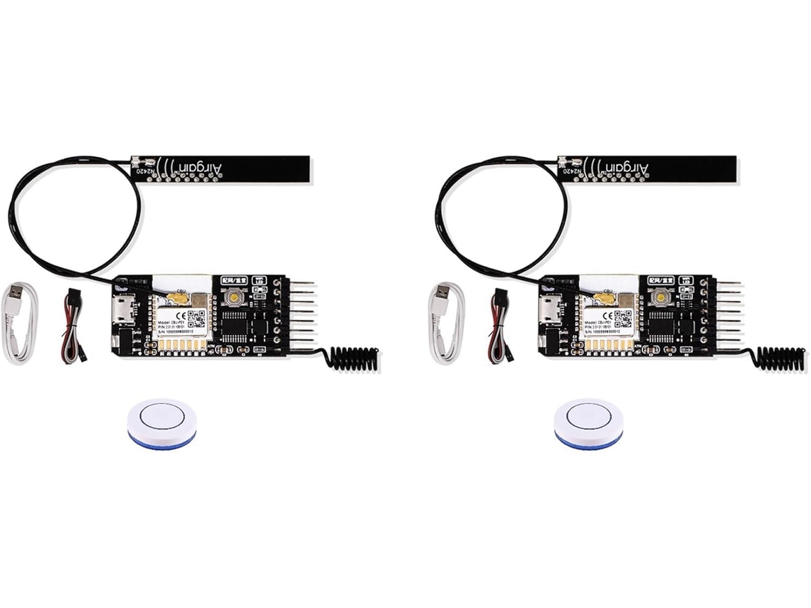 Tuya Paquete De 2 Adaptadores Wifi Usb Para Computadora De Escritorio, Control Remoto App 433, Pro
