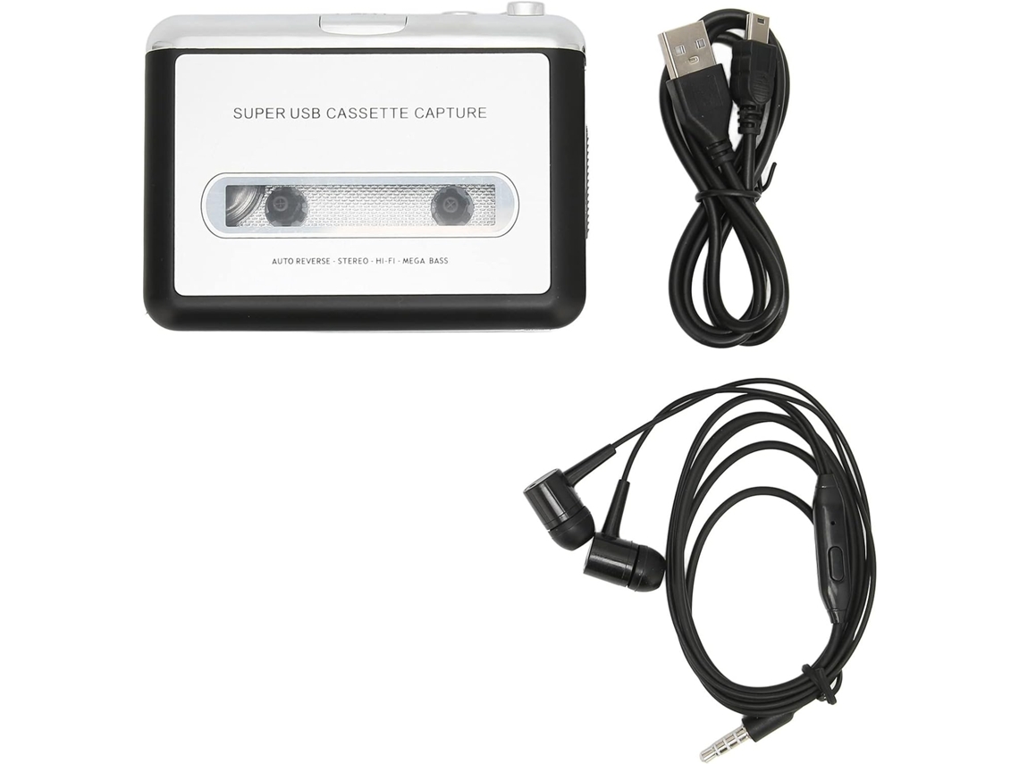 Reproductor De Casetes Portátil Con Conversión Usb Y Calidad De Sonido Hifi