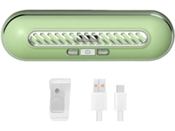 Desodorante para refrigerador, recargable por USB, purificador de esterilización y desodorización, CHRUI (verde)