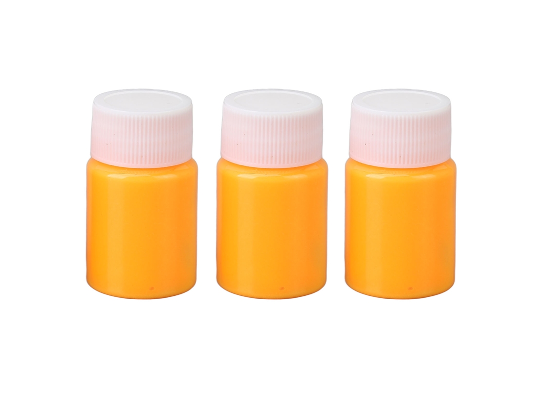 Kit De Pintura Fluorescente Para Rostro Y Cuerpo Que Brilla En La Oscuridad (3 Piezas)