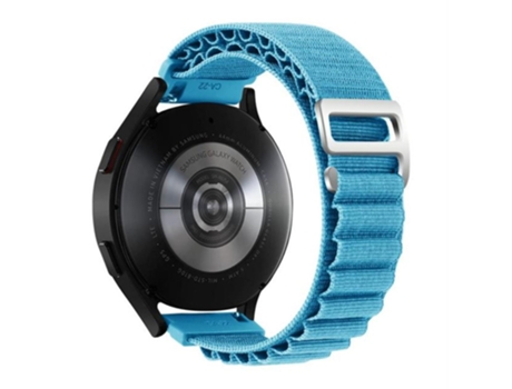 Correa de nailon 22mm ajustable para Realme Watch 3/Huami Amazfti GTR 4/GTR 4 Pro - océano azul