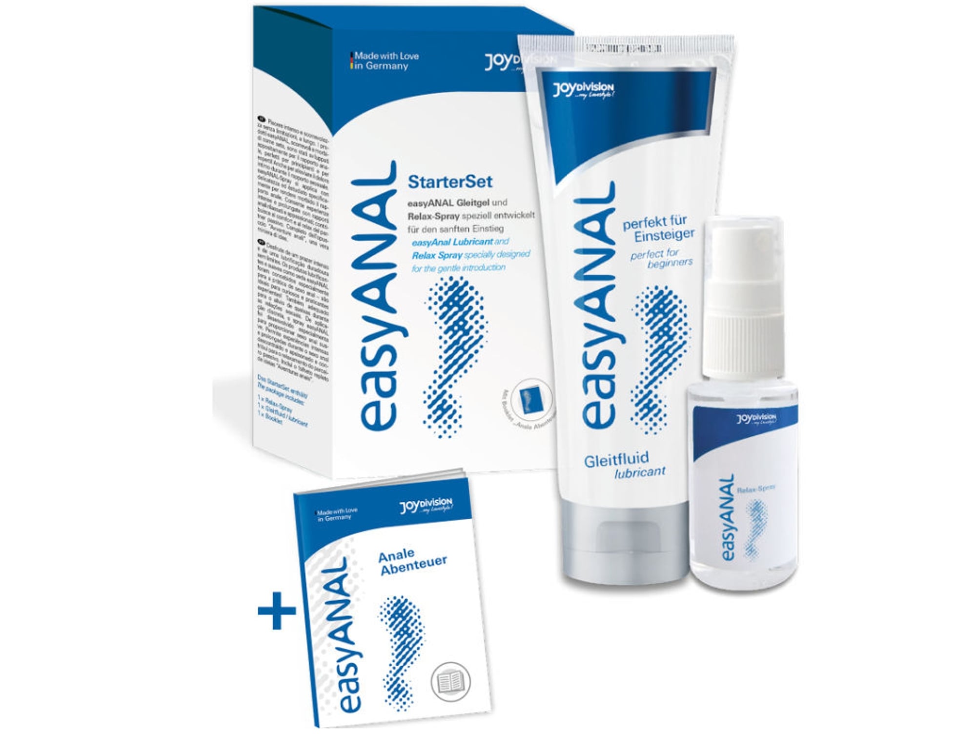 Lubricante EASYANAL Set Lubricante + Relajante Anal