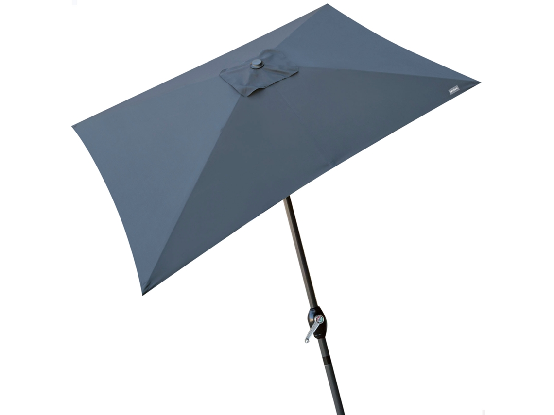 Parasol Rectangular 200x300cm Antracita Mástil Aluminio Aktive Garden