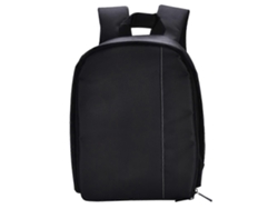 Mochila acolchada Facpoet para cámara DSLR, resistente al agua y portátil (roja)